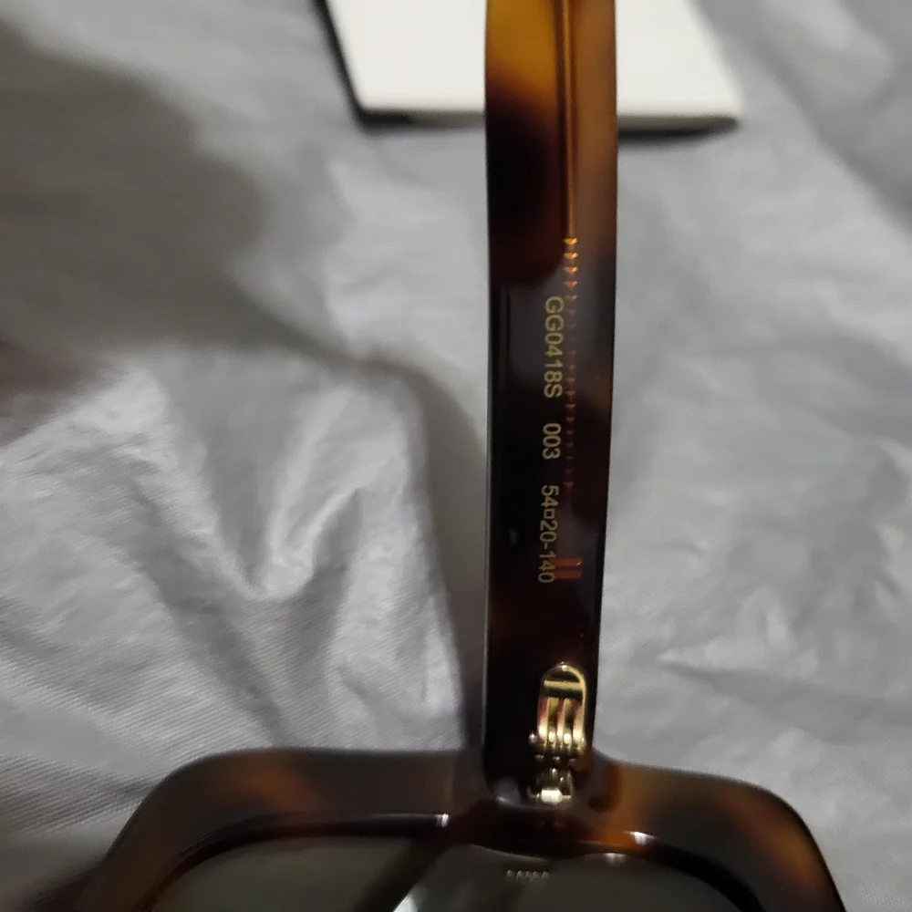 Gucci Oversized Tortoiseshell Square Sunglasses